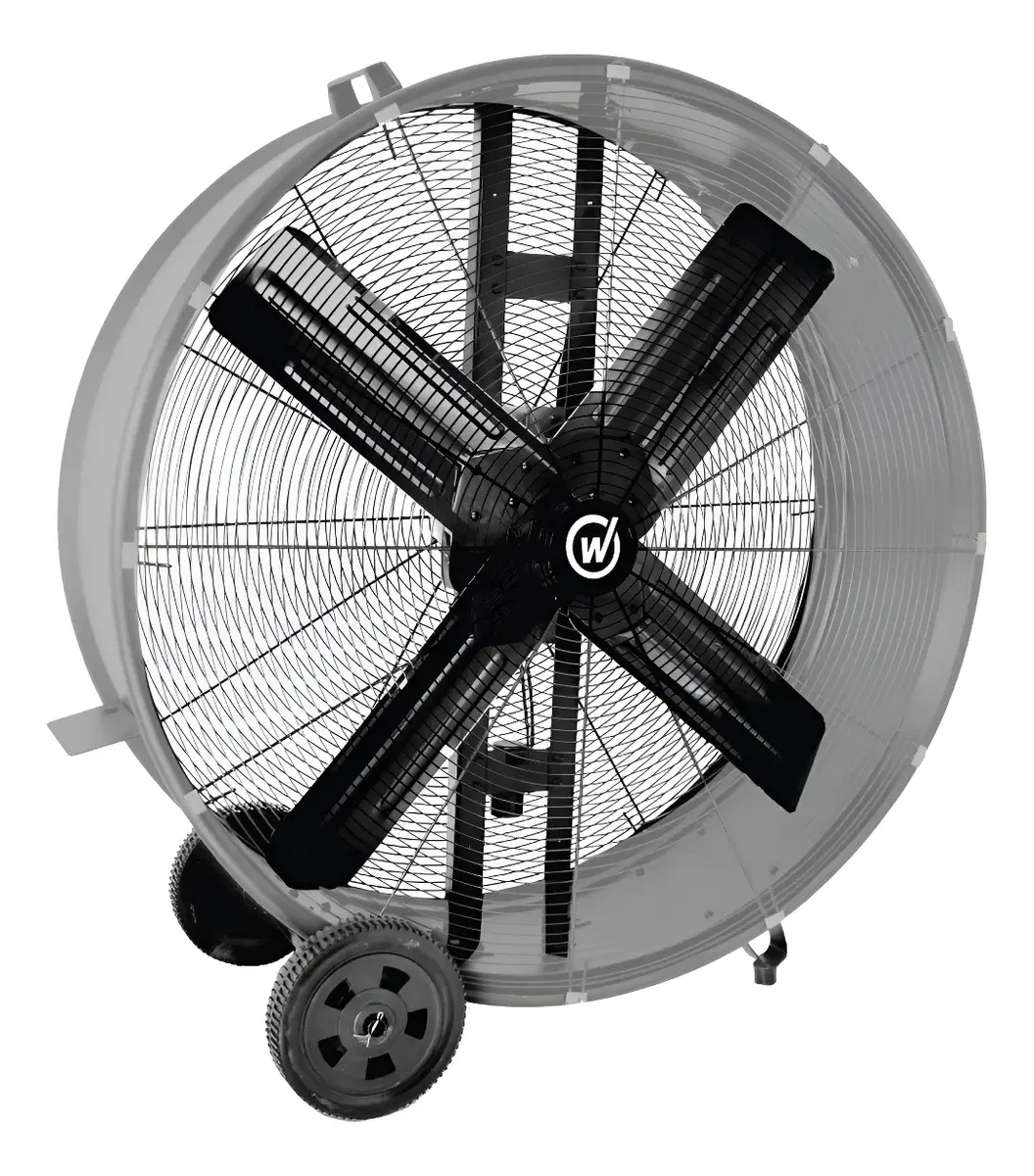 VENTILADOR DE TAMBOR 42 PULGADAS|| 127V 1 HP|| USO RUDO WESTON||4 ASPAS DE ACERO 60 HZ|| DIAMETRO 1.067M||| 2 VELOCIDADES