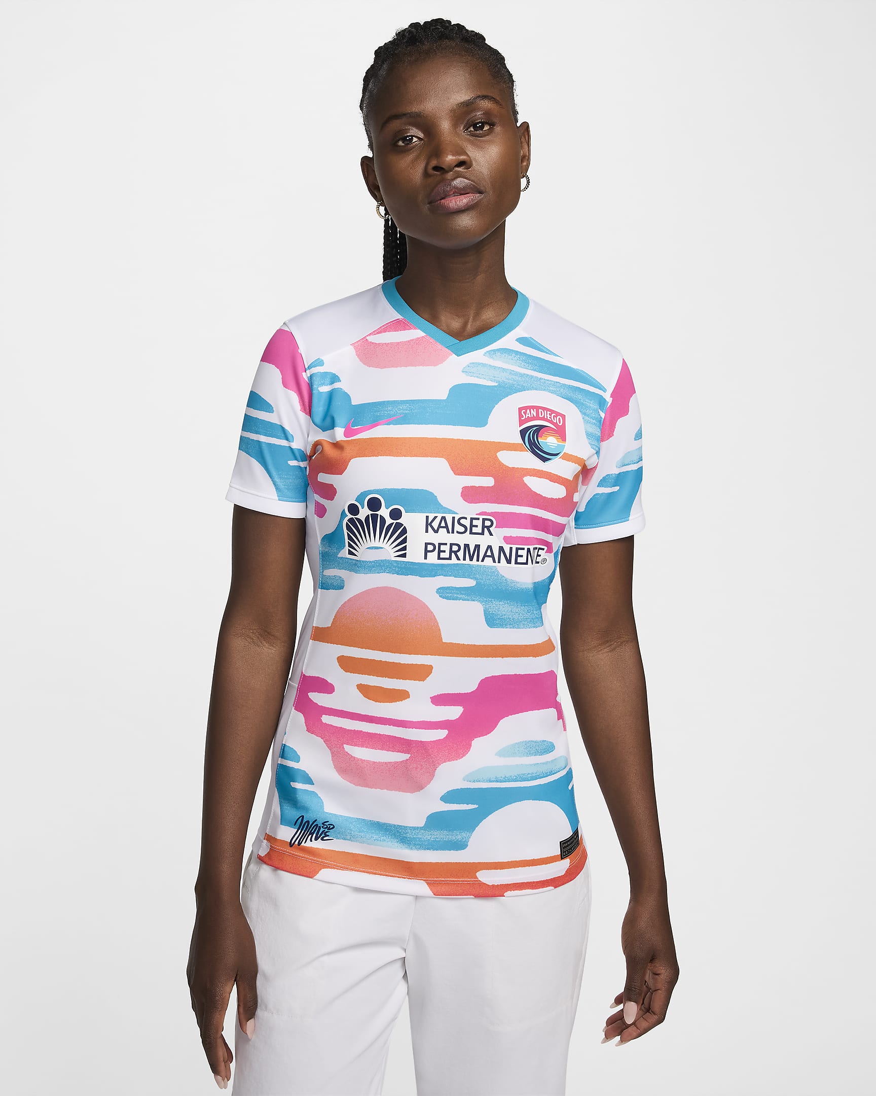 SAN DIEGO WAVE FC LOCAL 2024 STADIUM JERSEY NIKE DRI-FIT DE LA NWSL REPLICA PARA MUJER