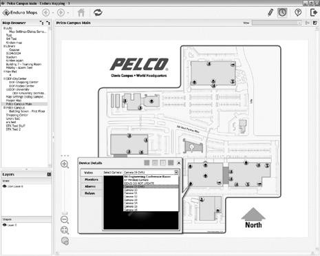 Pelco WS5200-MAP Map-Based Extension for Endura Workstation