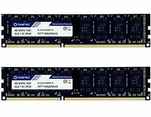 Memoria RAM TIMETEC 75TT13NU2R8-4G KIT 2X4 GB, DDR3, 1333 MHz