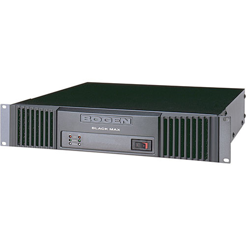 Bogen Communications X300 Black Max Rackmount 70V Power Amplifier (300W per Channel)