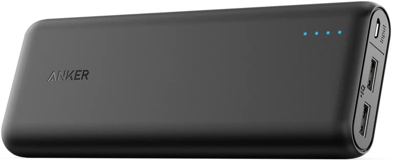 Anker batería portátil Powercore 20100 mAh Portable 2 salida USB de carga Poder IQ compatible con dispositivos Android Apple GoPro etc