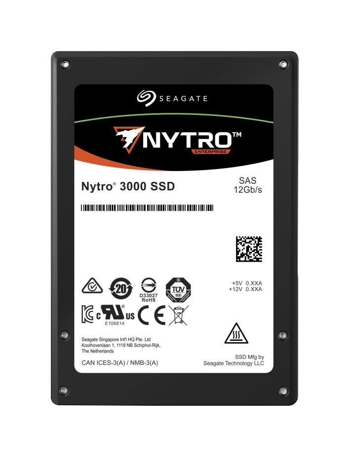 XS7680SE70103 Seagate Nytro 3330 7.68TB eTLC SAS 12Gbps Scaled Endurance 2.5-inch Internal Solid State Drive (SSD)