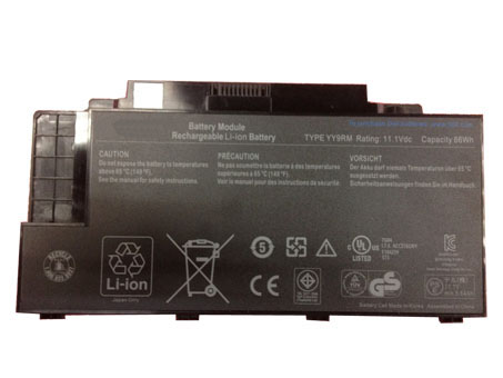 DTCTF-Batería de 11,1 V, 66Wh, 5640mAh, modelo YY9RM 0CRKG5 CRKG5 XV90H, para DELL Studio 15Z 15Z-1569 1569 P06F001