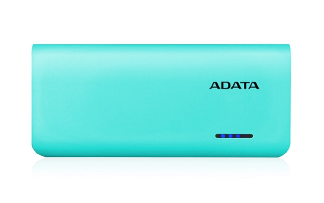 CARGADOR PORTATIL ADATA PT100 AZUL TIFFANY/ROSA(APT100-10000M-5V-CTBPK