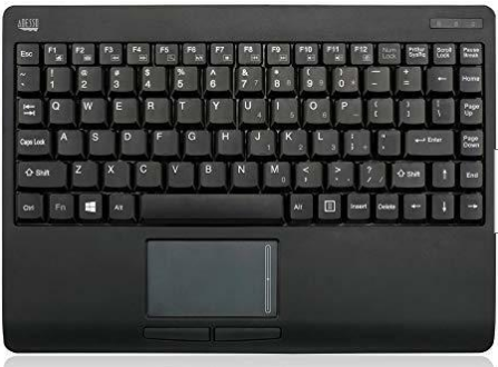 Adesso WKB-4110UB 2.4ghz Rf Mini Wireless Keyboard With Glidepoint Touchpad