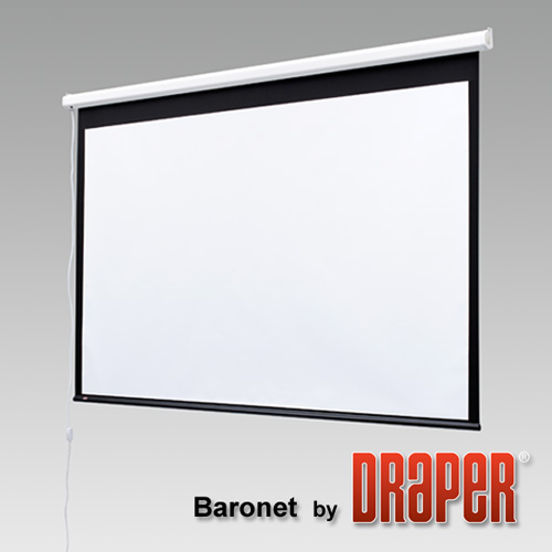 PANTALLAS DE PROYECCION DRAPER Baronet DRAPER. Electrica: Medidas: 2.13 m. x 2.13 m.