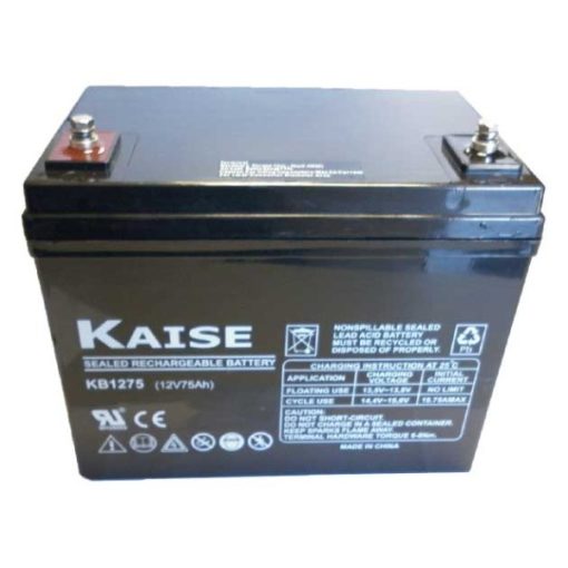 Batería 12V/75Ah KAISE KBL12750 AGM