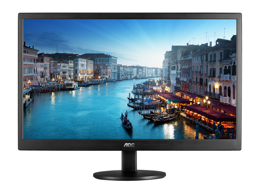 MONITOR LED AOC 19.5 / NEGRO / VGA / ASPECTO 16:9 / TIEMPO DE RESPUESTA 5 MS / VESA / 1600 X 900 / CONSUMO DE ENERGIA 23V / STANDBY 0.5V / CONTRASTE 20,000,000:1 / BRILLO 200 CD/M2