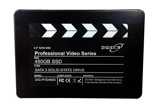 Digistor 480GB SSD for Blackmagic Professional Video Series SSD Certified for Blackmagic Products