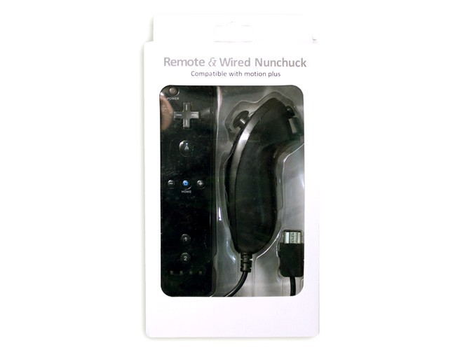 Control inalambrico compatible con wii, incluye nunchuck