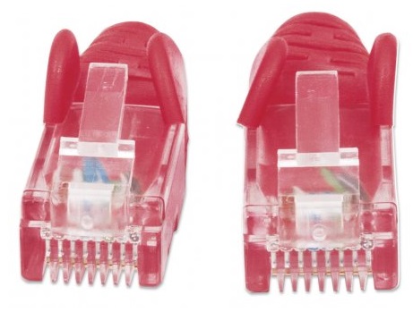 CABLE PATCH CAT 5E, UTP 7.0F (2.0MTS) INTELLINET COLOR ROJO 319300