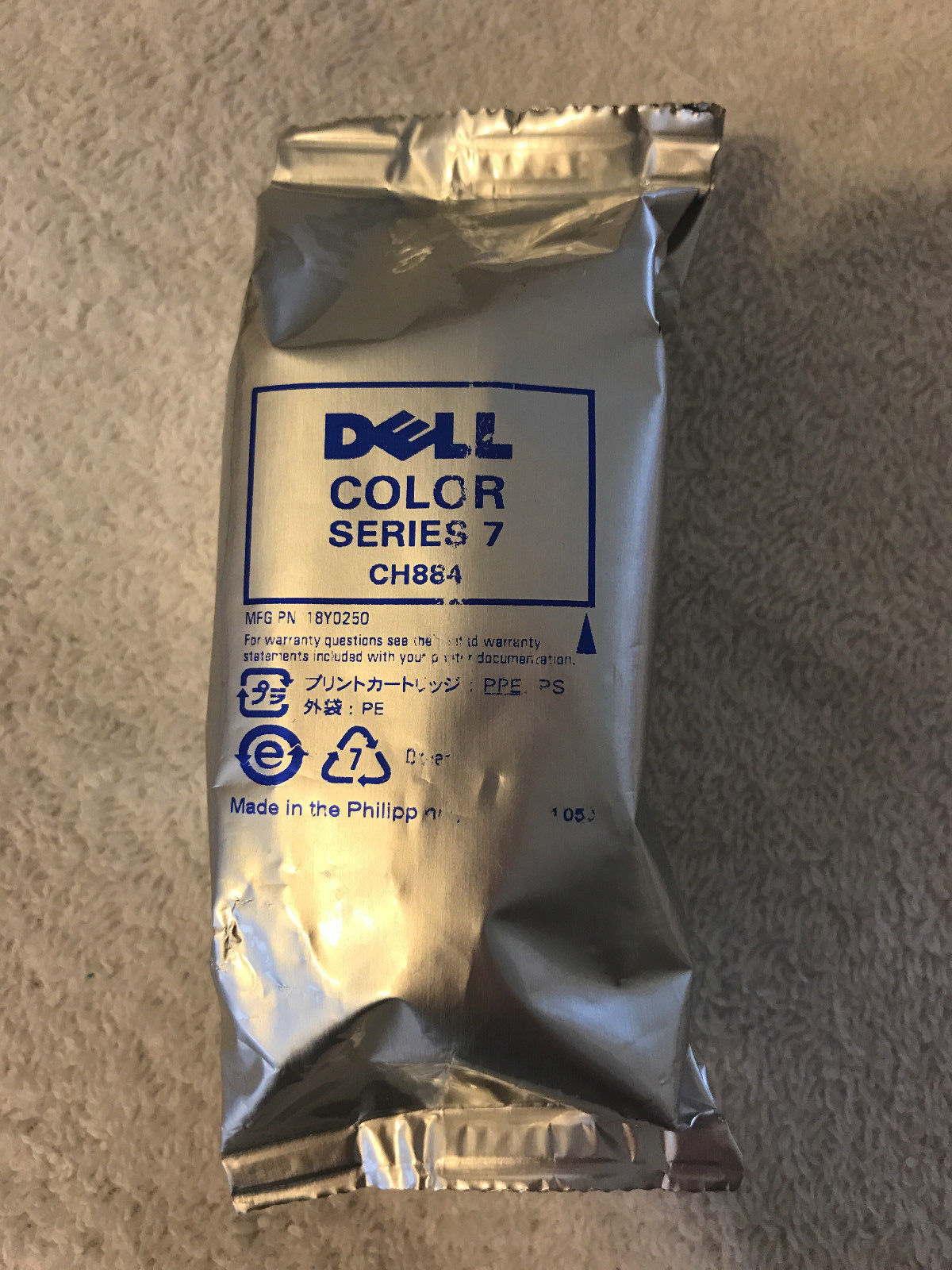 Dell CH884 serie 7 de tinta de color para el 966, 968, 968 W