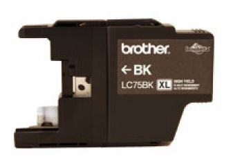 CARTUCHO NEGRO BROTHER LC75BK 600 PÃG. MFCJ5910DW/MFCJ6510DW/MFCJ6710D