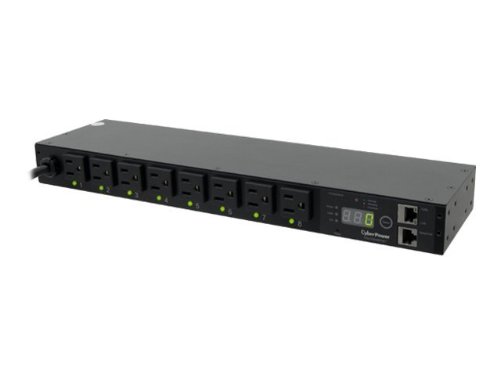 CYBERPOWER PDU15SW8FNET SWITCHED PDU RM 1U 15A 8-OUTLET