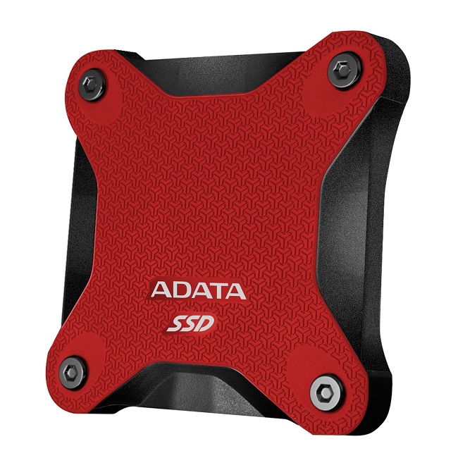 UNIDAD SSD EXTERNO ADATA SD600 512GB USB 3.1 ROJO (ASD600-512GU31-CRD)