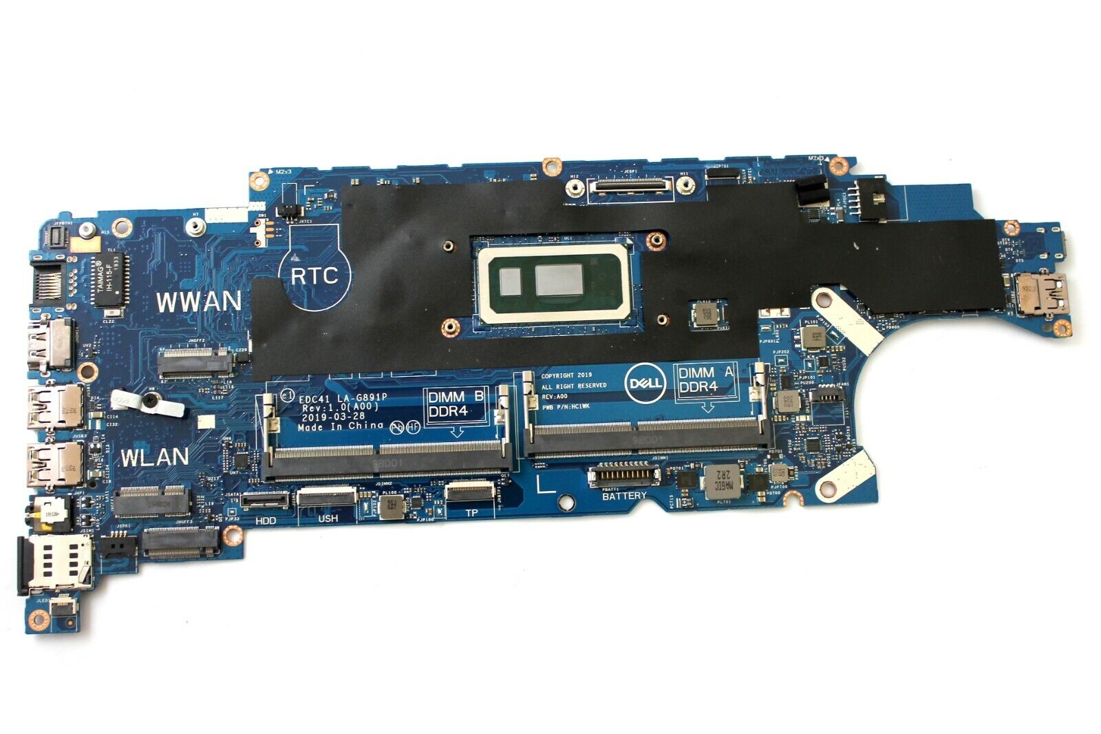 Placa madre 3WM4C Dell Latitude 5400 con CPU i5-8365u