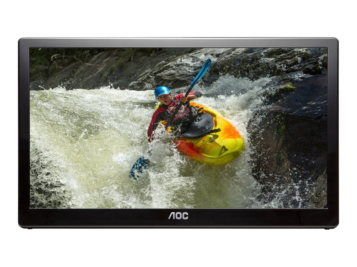 AOC e1659Fwux- Pro 16-Inch Class, Full HD 1920x1080 Res, 300 cd/m2 Brightness, USB 3.0