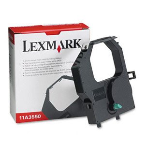 Cinta Lexmark 11A3550. Reentintable Negro Rendimiento