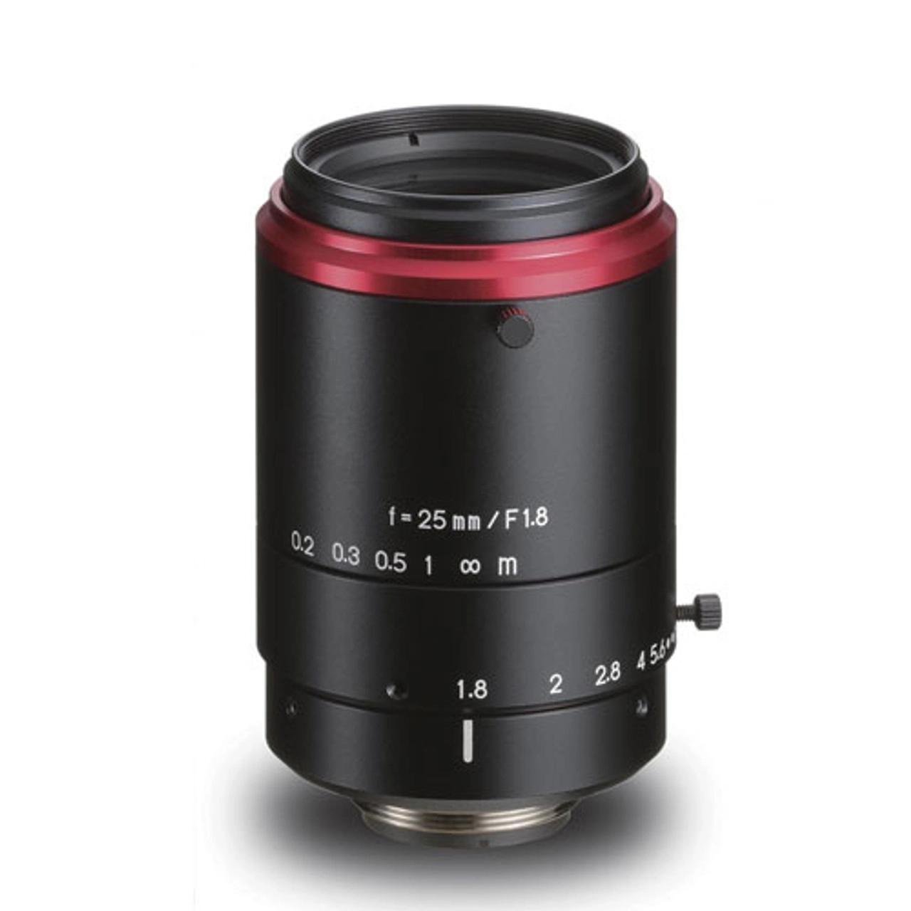 Kowa LM25FC 1.1" 25mm F1.8 Manual Iris C-Mount Lens, Low Distortion, Wide-Band Coating For NIR Sensitivity, 12 Megapixel Rated