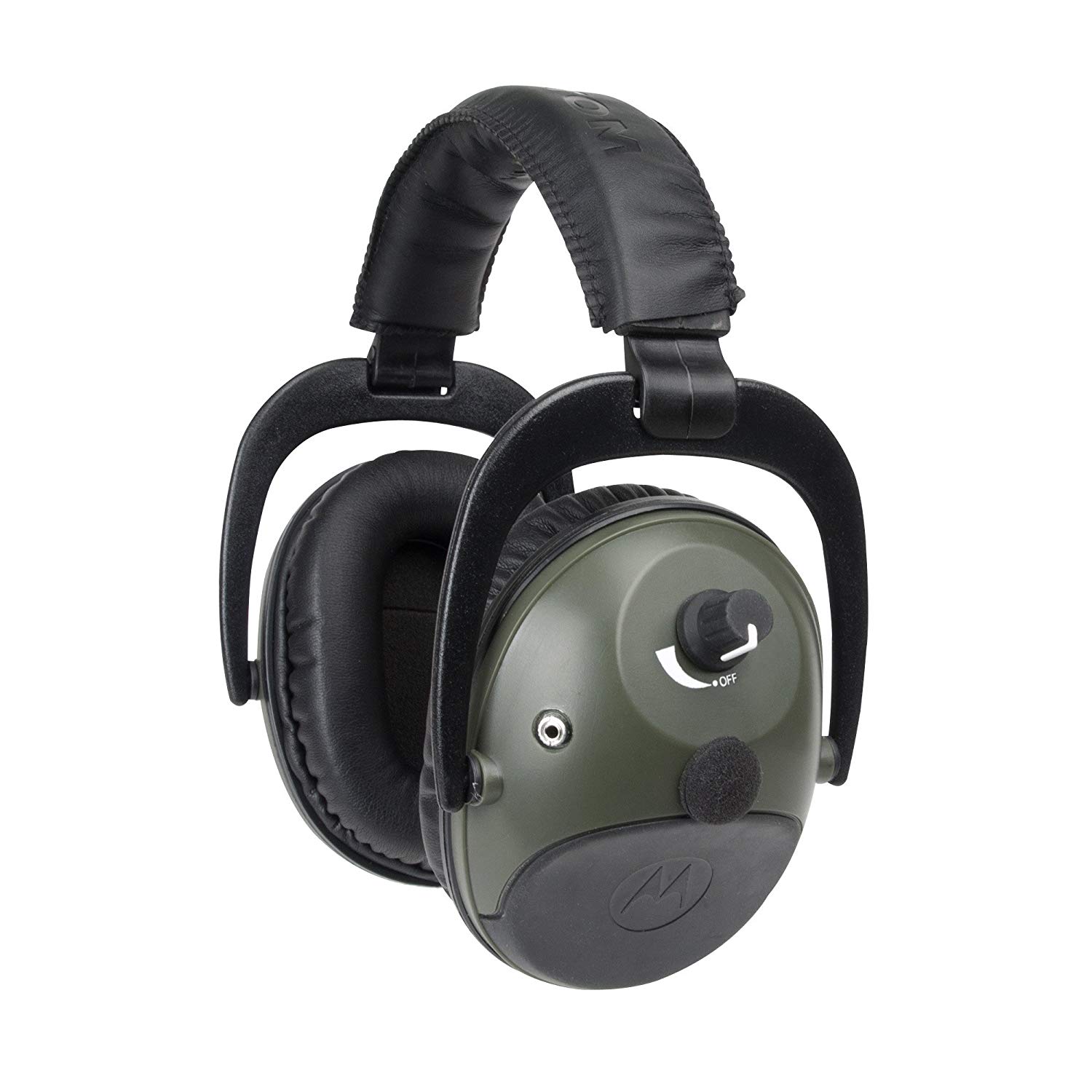 Motorola MHP81 Talkabout Electronic Earmuff with PTT Microphone Cable (Hunter green)