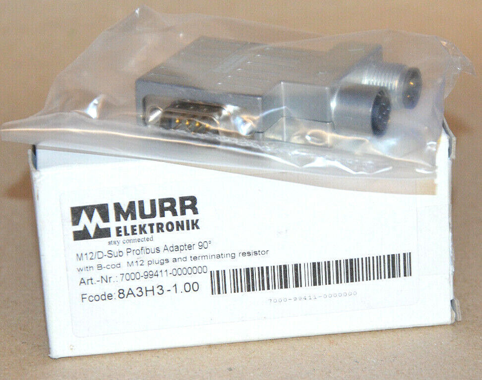 Murr Elektronik M12/D-Sub Profibus Adapter 90° 7000-99411-0000000 Kupplung
