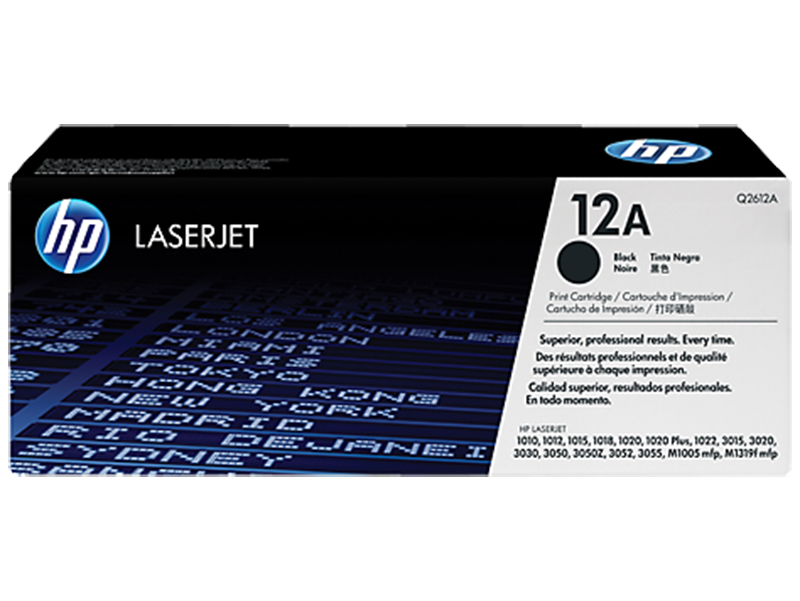 HP CA Q2612A CONSUMIBLE TONER HP 12A LASERJET 2000 PAGINAS HP 1015 / 1010 NEGRO