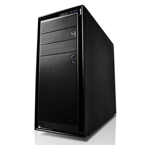 NZXT CS SOURCE 220 CA-SO220-01, MID TOWER, DRIVE BAY 3 X 5.25, 8 X 3.5, COOLING SYSTEM FRONT 2 X 120MM, REAR 1 X 120 MM, TOP 2 X 120/140 MM.