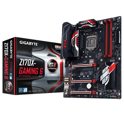 GIGABYTE MB GA-Z170X-GAMING 6, SUPPORT INTEL CORE I7/I5I/3/PENTIUM/CELERONS SOCJET LGA 1151, CHIPSET Z170, 4XDIMM MAX 64GB RAM, SUPPORT WINDOWS 10/8.1 64 BITS, 7 32/64 BITS