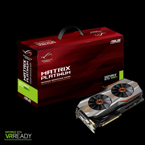 ASUS VCX ROG MATRIX-GTX980TI-P-6GD5-GAMING  6G D5 384B PCIE DVII/HDMI/DP2c