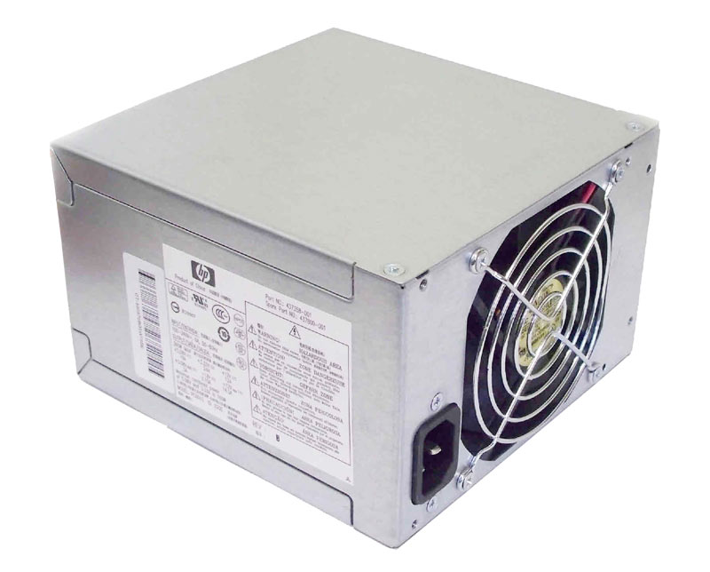 HP 365-Watts 24-Pin ATX Power Supply with Power Form Correction (PFC) for DC7800 MicroTower Desktop PC Mfr P/N 437358-001