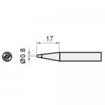 Replacement Tip For 0.8D type (I.D.:4.0mm, O.D.:6.3mm)