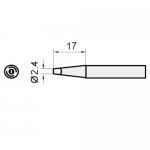 Replacement Tip For 2.4D type (I.D.:4.0mm, O.D.:6.3mm)