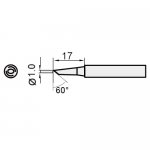 Replacement Tip For BC type (I.D.:4.0mm, O.D.:6.3mm)