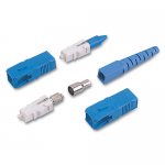 Connector, SC, Singlemode, Blue Housing with 3.0mm Blue Boot