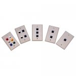 Wall Plate - 1 Port - White