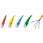 Patch Cord, UTP Stranded, 4 Pair, Snagless, CAT5e, 1.0 meter, AW