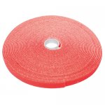 Hook and Loop Tape - 3/4 " Wide - Red - 50 Ft.