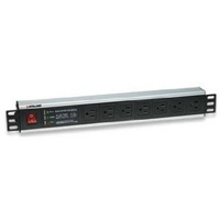 PDU BARRA MULTICONTACTOS 7 SALIDAS INTELLINET SUPRESOR PROTECCION DE SOBREVOLTAJE MONTAJE RACK