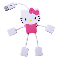 HUB DE 4 PUERTOS DE HELLO KITTY