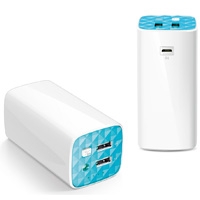 BATERIA DE RESPALDO POWER BANK TP-LINK TL-PB10400 PARA SMARTPHONES Y TABLET 10400MAH DC 5V/2A Y 5V/1A