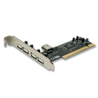 ADAPTADOR PCI C/4 EXT+1 INT.PUERTOS USB 2.0 ENCORE