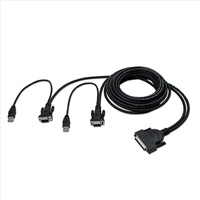 CABLE OMNVW DUAL PARA KVM BELKIN SERIE PRO 3, 2 ENTRADAS USB DE 1.83 MTS