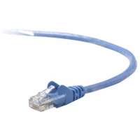 CABLE DE RED BELKIN CAT 5E UTP, RJ45 M/M, PATCH SNAGLESS, AZUL, 3.05 MTS (10 PIES),