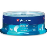 BLU-RAY GRABABLE VERBATIM 6X 25GB CAMPANA CON 20 PIEZAS