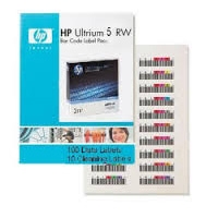 PAQUETE DE ETIQUETAS CON CODIGO DE BARRAS HP LTO-5 ULTRIUM RW