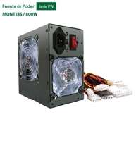 FUENTE DE PODER ATX/P4 KME DE 800 W 24 PINES SATA