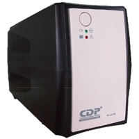 NO BREAK CDP 500VA/250W, 4 CONTACTOS, INDICADORES LED, BRAKER, RESPALDO DE BATERIA Y SUP DE PICOS