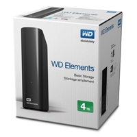 DD EXT ESCRITORIO 4TB WD ELEMENTS NEGRO 3.5/USB3.0/WIN