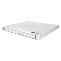 DVD WRITER EXTERNO LG GP65NW60 8X DUAL LAYER ULTRA SLIM USB 2.0 COMPATIBLE WINDOWS/MAC COLOR BLANCO